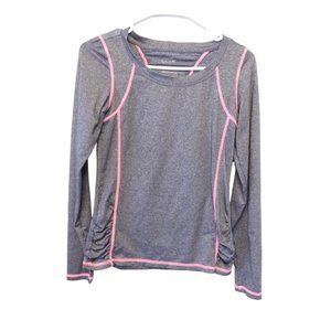 Size Petite Small Womens Gray Activewear Shirt #U-3-7